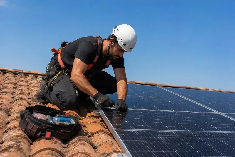 Maintenance et monitoring de panneaux solaires à Dauendorf